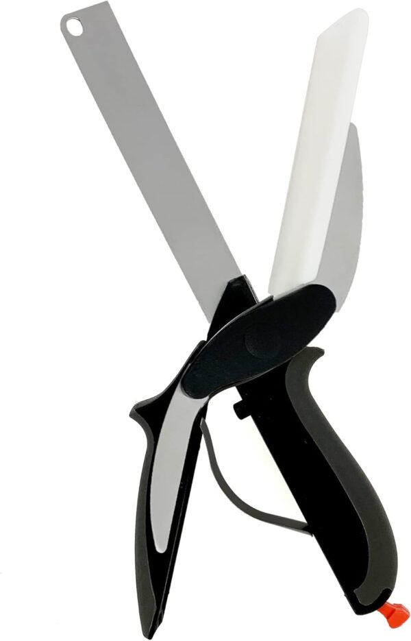 Clever Cutter 2-in-1 Knife & Cutting Board Scissors Stainless - Image 2