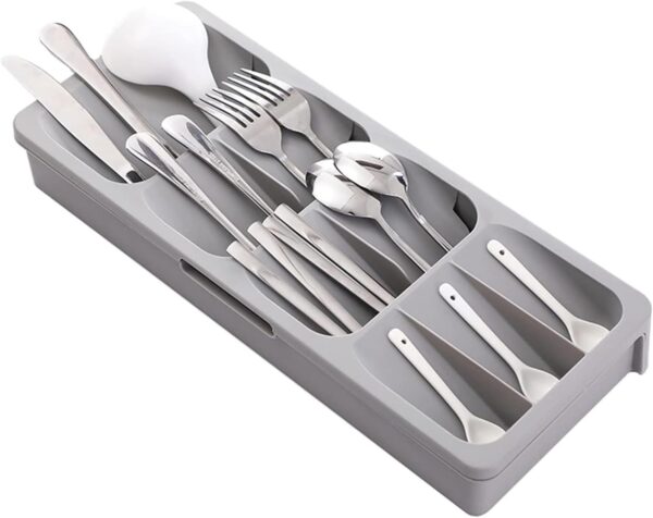 1 Tier Large & Deep CUTLERY TRAY Flatware Organiser - Image 3