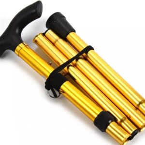 Walking Stick, Easy Adjustable Height Folding Cane - Image 2